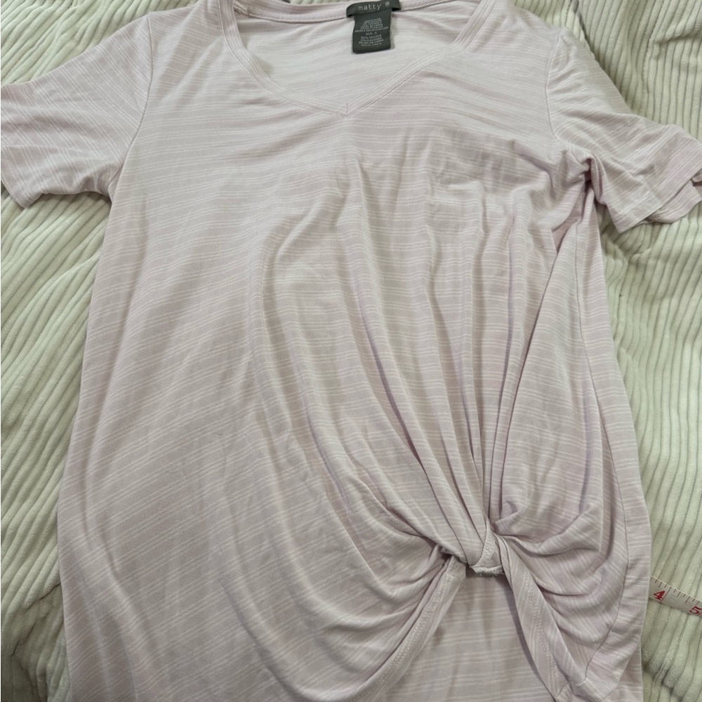 Matty M Pink Pajama top Intimates Sleepwear